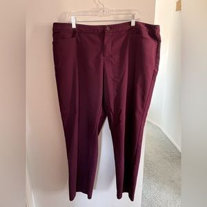 Christopher and banks size 20 maroon pants.